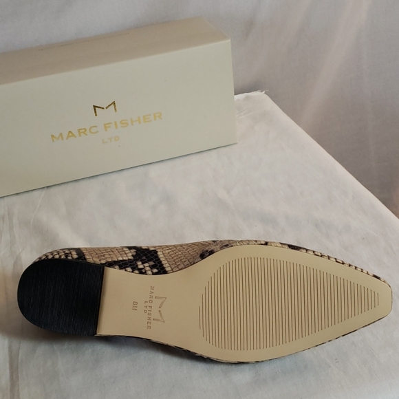 NEW Marc Fisher Enaba Square Toe Loafer - Picture 5 of 10